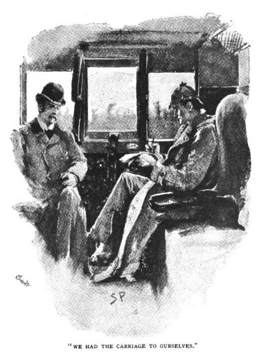 We had the carriage to ourselves.